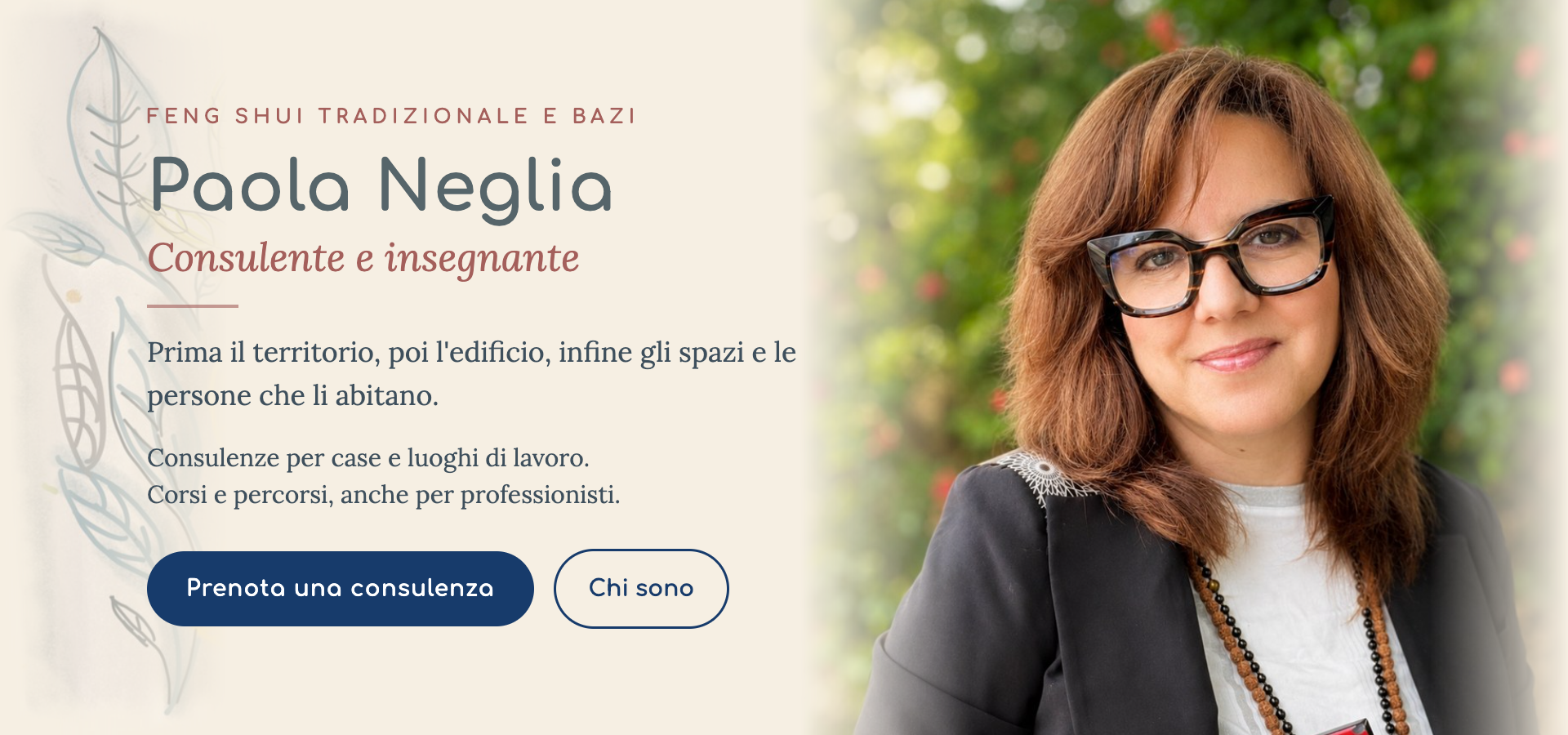 Paola Neglia, consulente e insegnante di Feng Shui tradizionale e BaZi